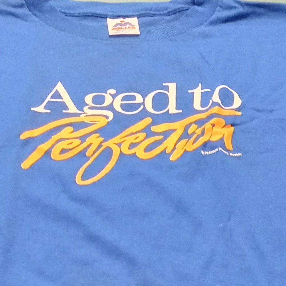 Vintage Aged to Perfection Graphic Single stitch T-shirt